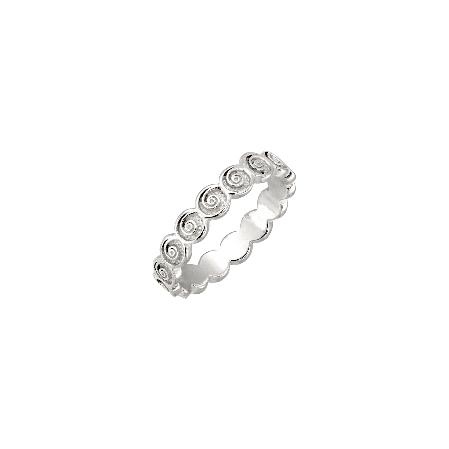 Swirl'n Ring Silber