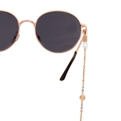 Swirl'n Sunglasses Chain Roségold