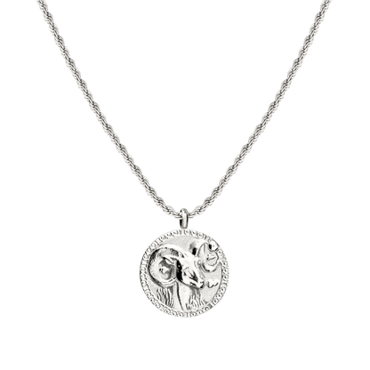 Zodiac Sign Necklace Silber