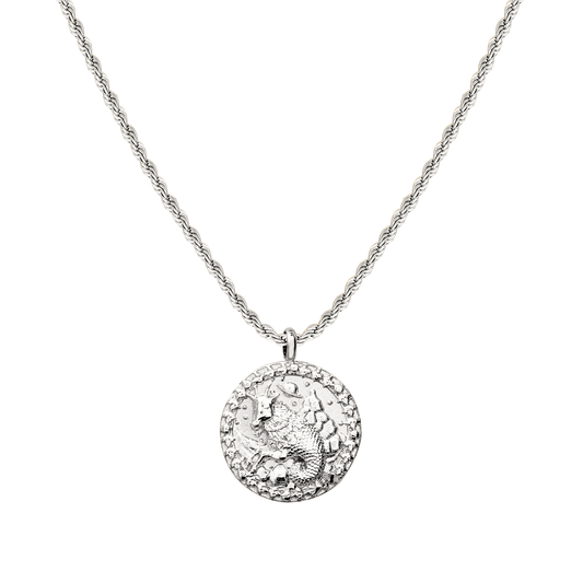 Zodiac Sign Necklace Silber