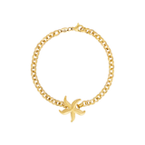 Chunky Starfish Bracelet Gold