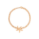 Chunky Starfish Bracelet Roségold