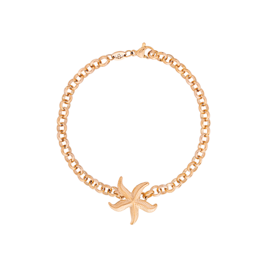 Chunky Starfish Bracelet Roségold