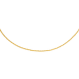 Criss Cross Chain Necklace Gold