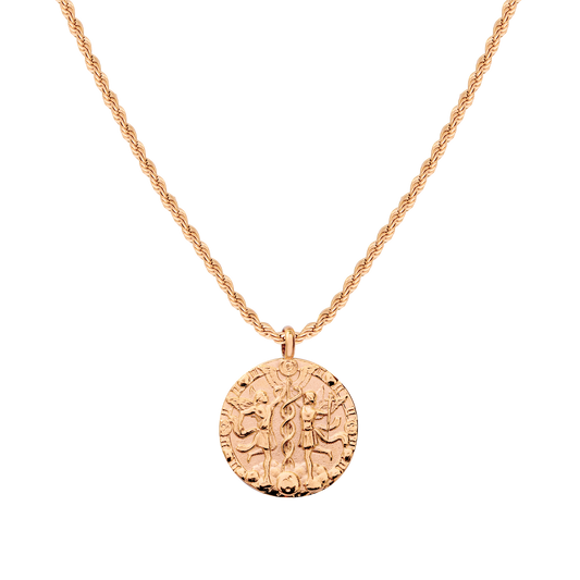 LUA Gemini / Zwilling Necklace Roségold