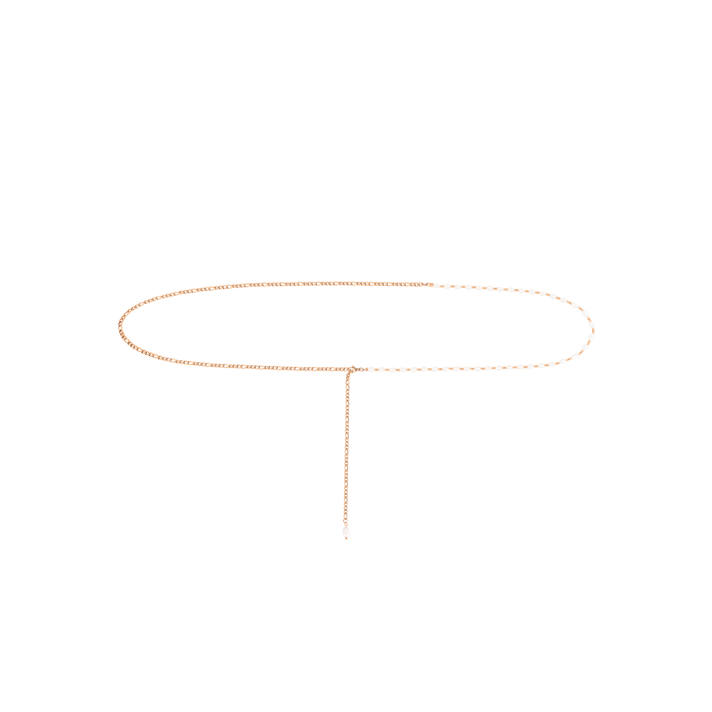 Pearly Waist Chain Roségold