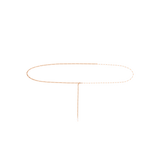 Pearly Waist Chain Roségold