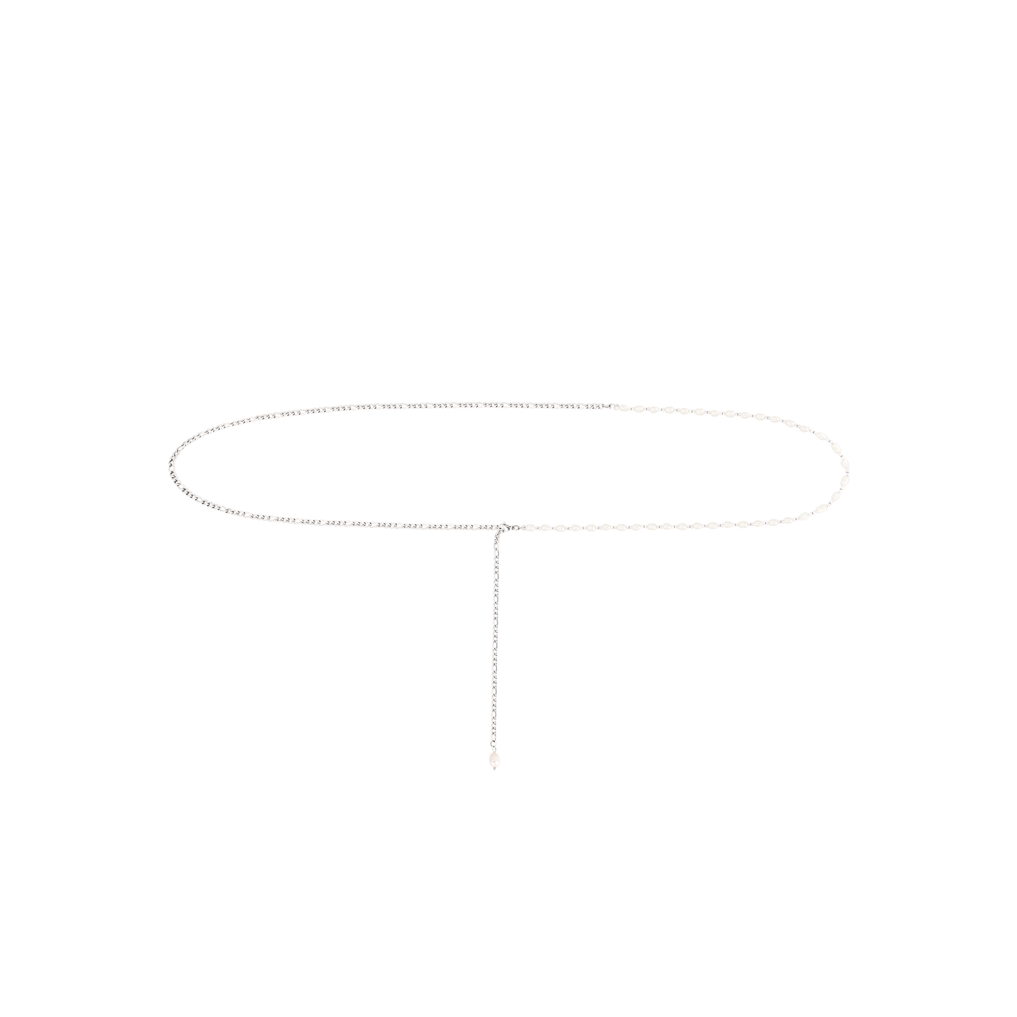 Pearly Waist Chain Silber