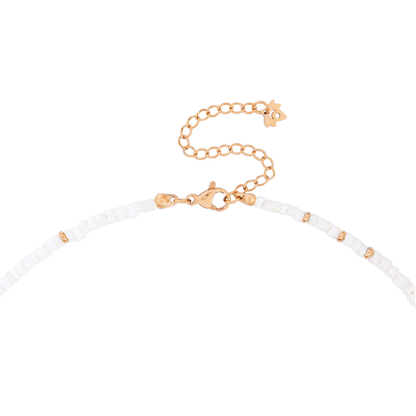 Puka Shell Necklace Roségold