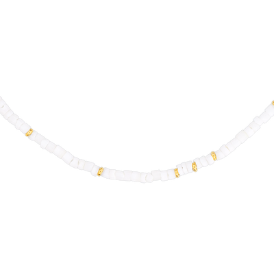 Puka Shell Necklace Gold