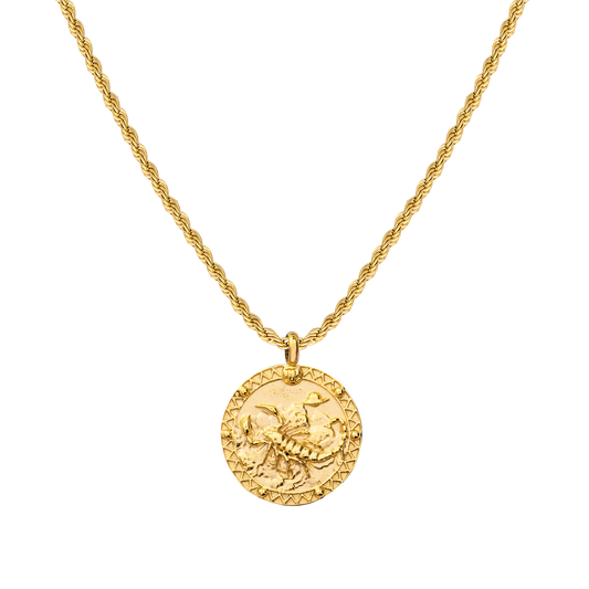 Scorpius / Skorpion Necklace Gold