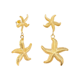Starfish Studs Gold
