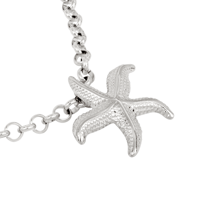 Starfish Necklace Silber