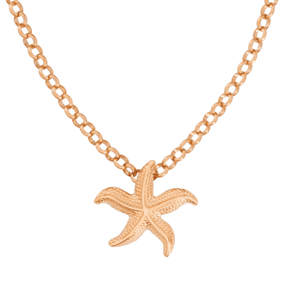 Starfish Necklace Roségold