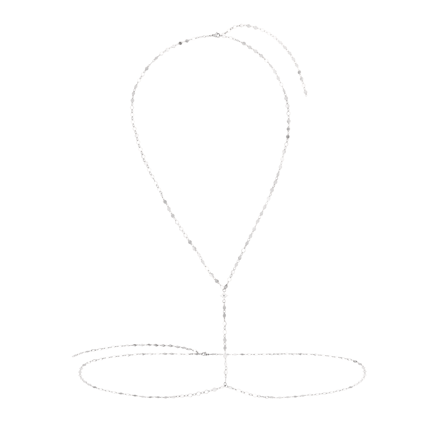 Stunning Jule Body Chain Silber