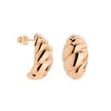 Bold Croissant Studs Roségold