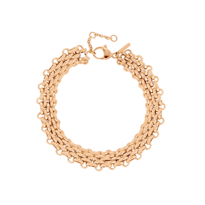 Bold Mesh Bracelet Roségold
