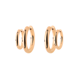 Chunky Lover Hoop Bundle Small Roségold