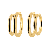 Chunky Lover Hoop Bundle Large Gold