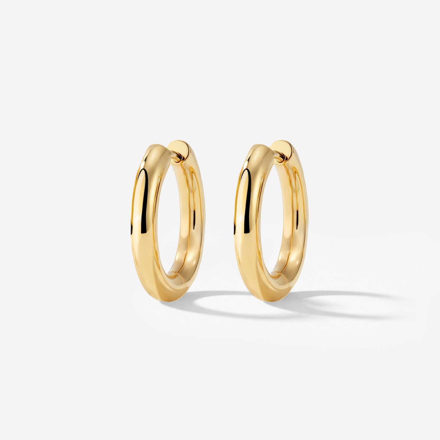 Chunky Hoopies Medium Gold