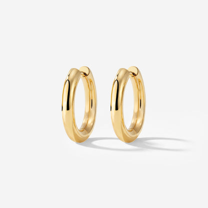 Chunky Hoopies Medium Gold