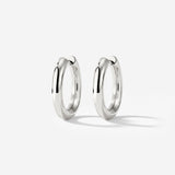 Chunky Hoopies Medium Silber