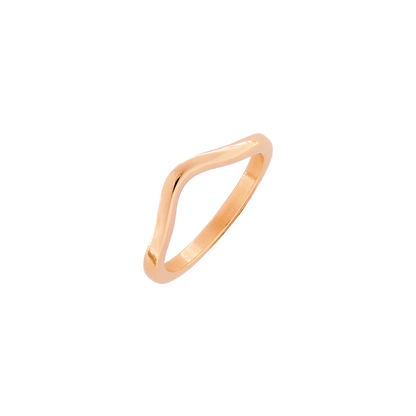 Gentle Curve Ring Roségold