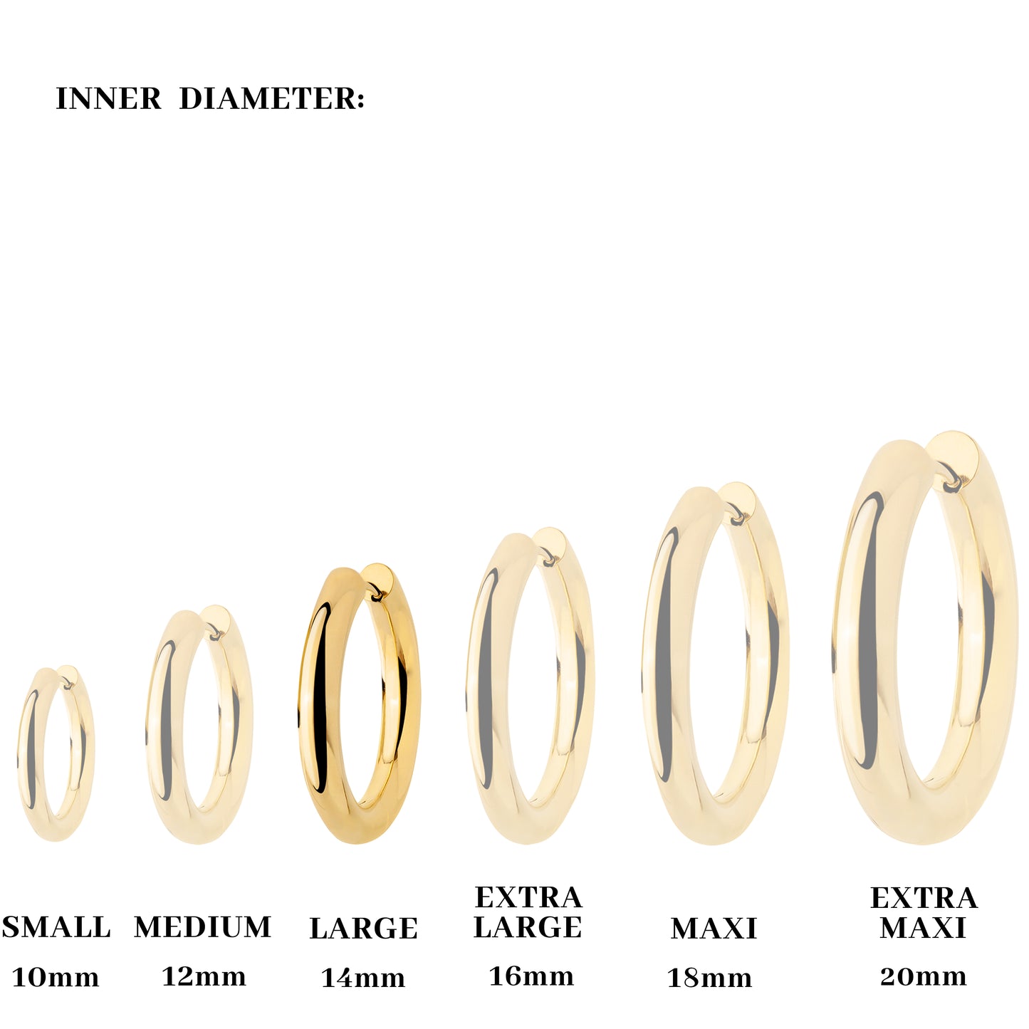Chunky Hoop Set Large