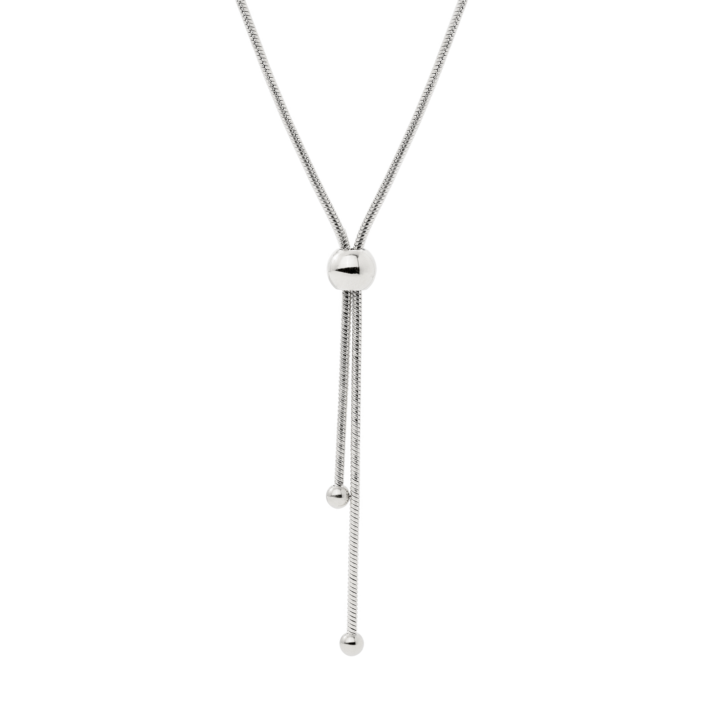 Simple Elegance Y-Necklace Silber