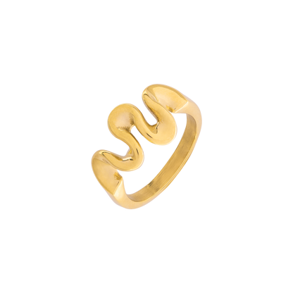 Swirl Ring Gold