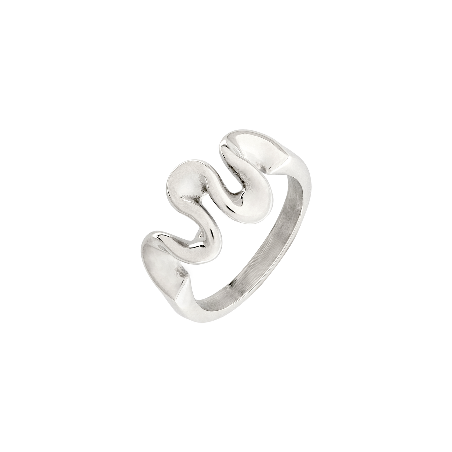 Swirl Ring Silber