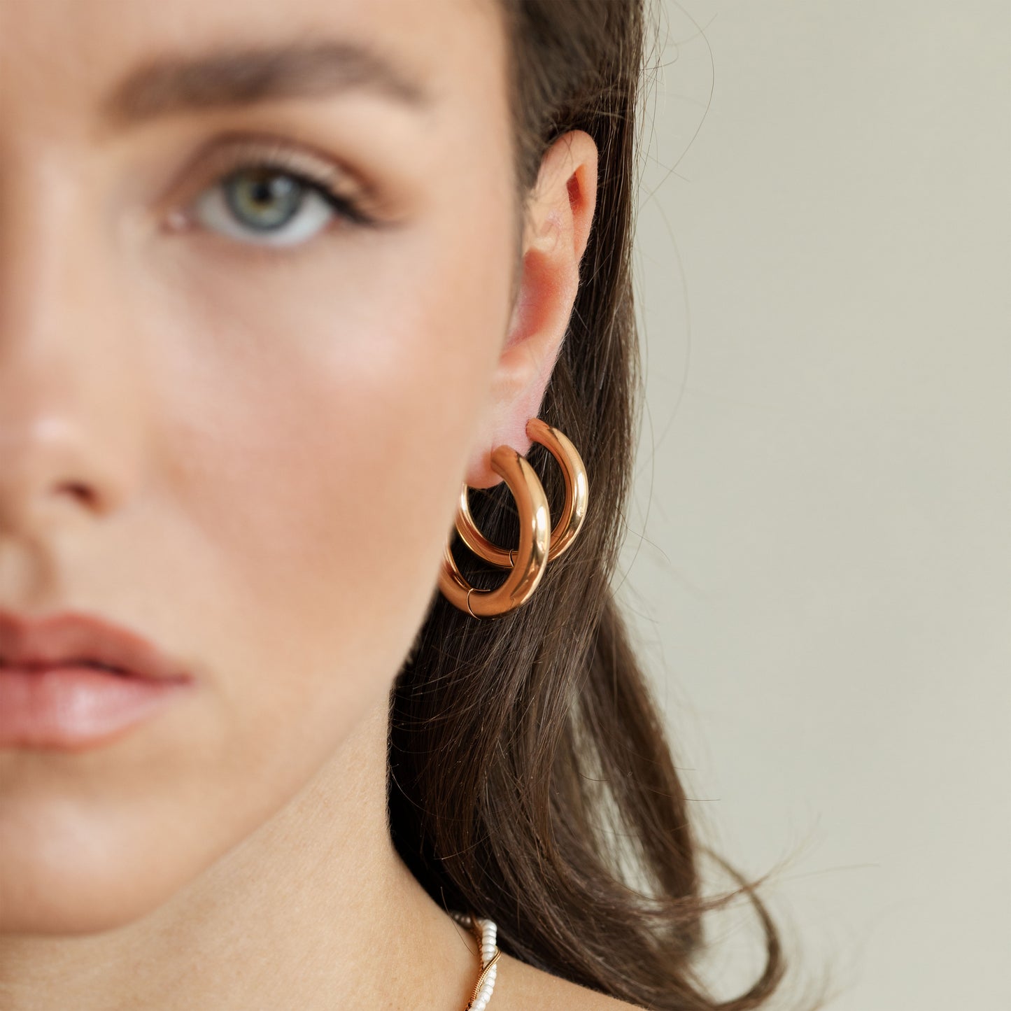 Chunky Lover Hoop Bundle Maxi Roségold