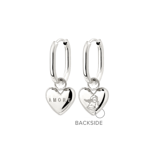Amore Mio Oval Hoop Set Baby Silber