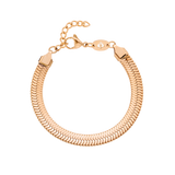 Bold Herringbone Bracelet Roségold