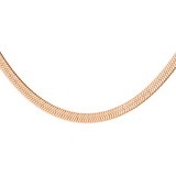 Bold Herringbone Necklace Roségold