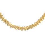 Bold Mesh Necklace Gold