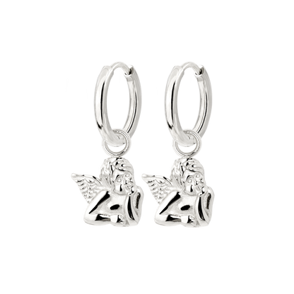 Cherub Hoop Set Small Silber