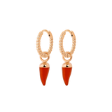 Hot 'n' Spicy Twisted Hoop Set Baby Roségold