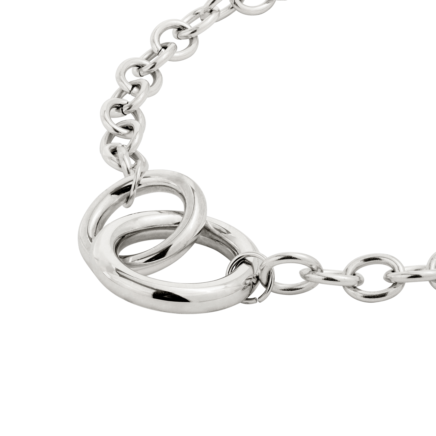 Love Me a Link Necklace Silber