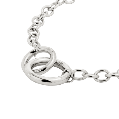 Love Me a Link Necklace Silber