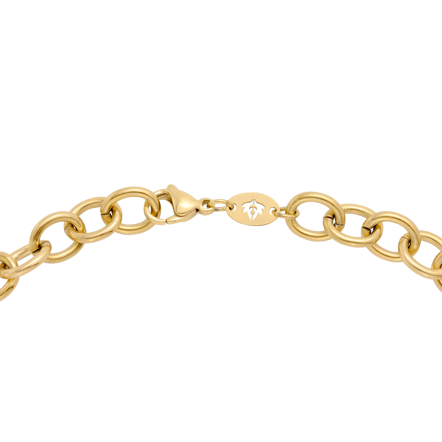 Love Me a Link Necklace Gold