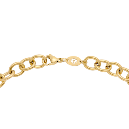 Love Me a Link Necklace Gold