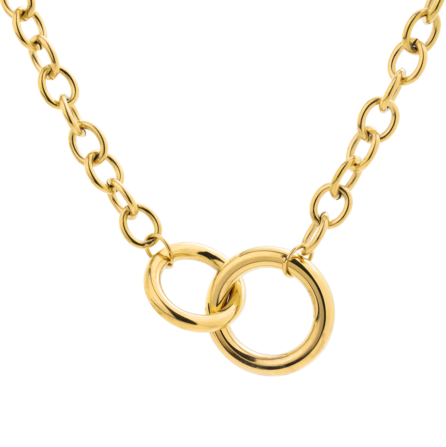 Love Me a Link Necklace Gold