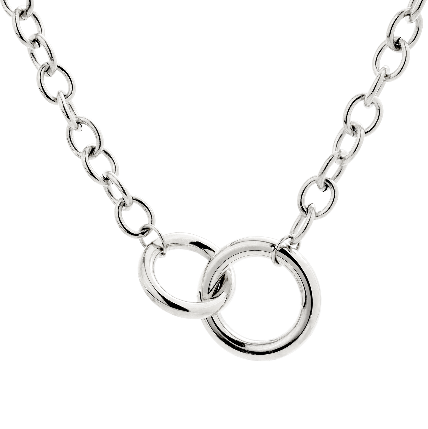 Love Me a Link Necklace Silber