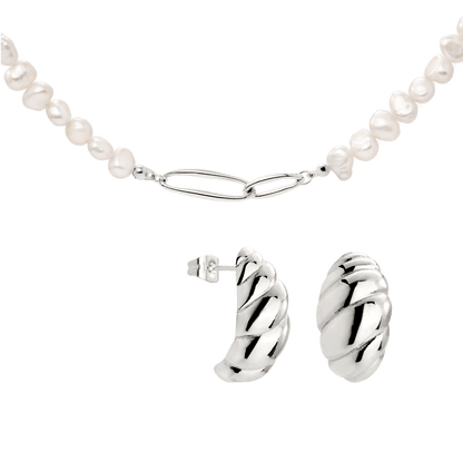 Pearl 'n' Twist Bundle Silber