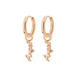 The Angel Hoop Set Small Roségold