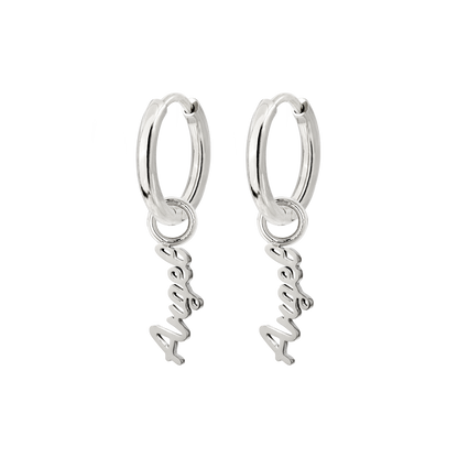 The Angel Hoop Set Small Silber