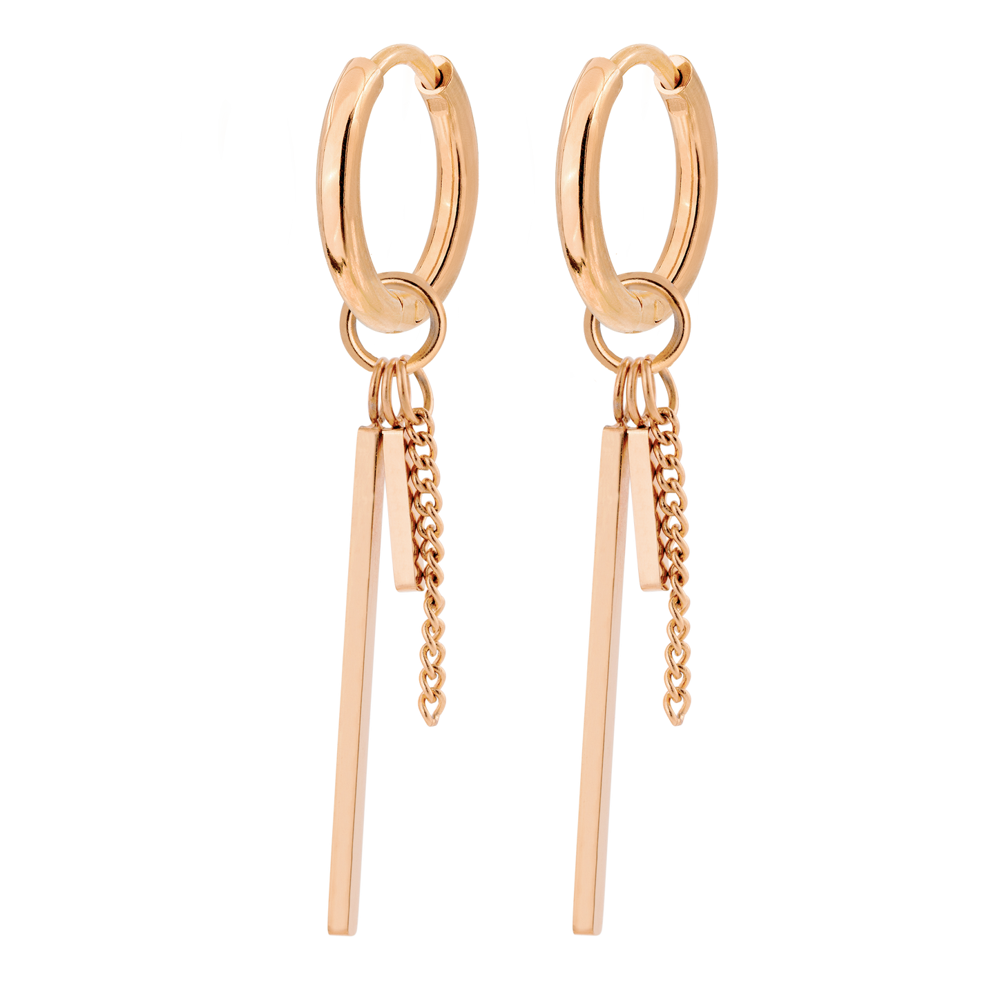 This and That Hoop Set Small Roségold