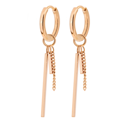 This and That Hoop Set Small Roségold