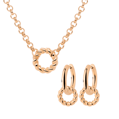 Twisted Donut Bundle Roségold